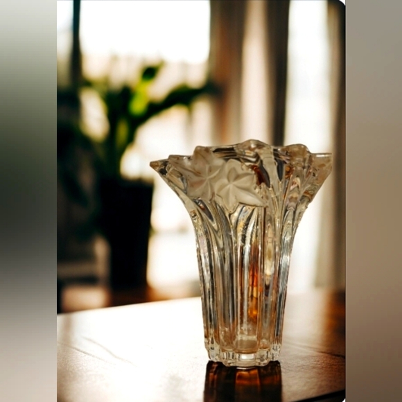 Leaded crystal vase - Picture 1 of 4